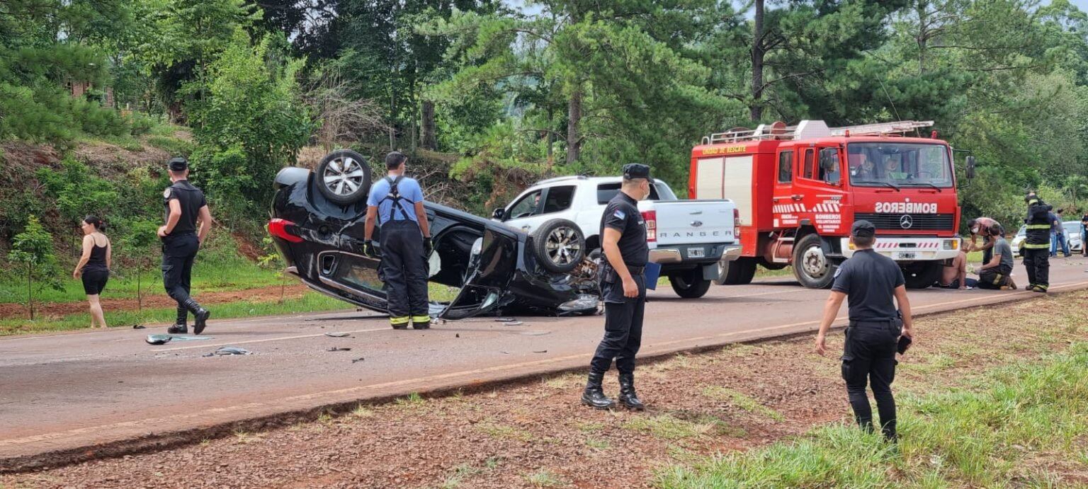 Accidente vial sobre la Ruta Provincial N°13 dejó como saldo una mujer fallecida.