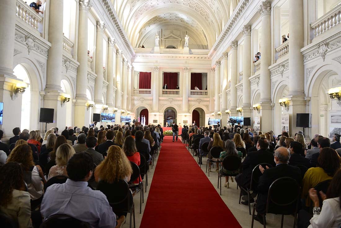 Tribunal Superior de Justicia Tribunales 1
Sebastián López Peña en la apertura del año judicial en Córdoba  con la presencia de uno de los integrantes de la Corte, Horacio Rosatti. (José Hernández/La Voz)