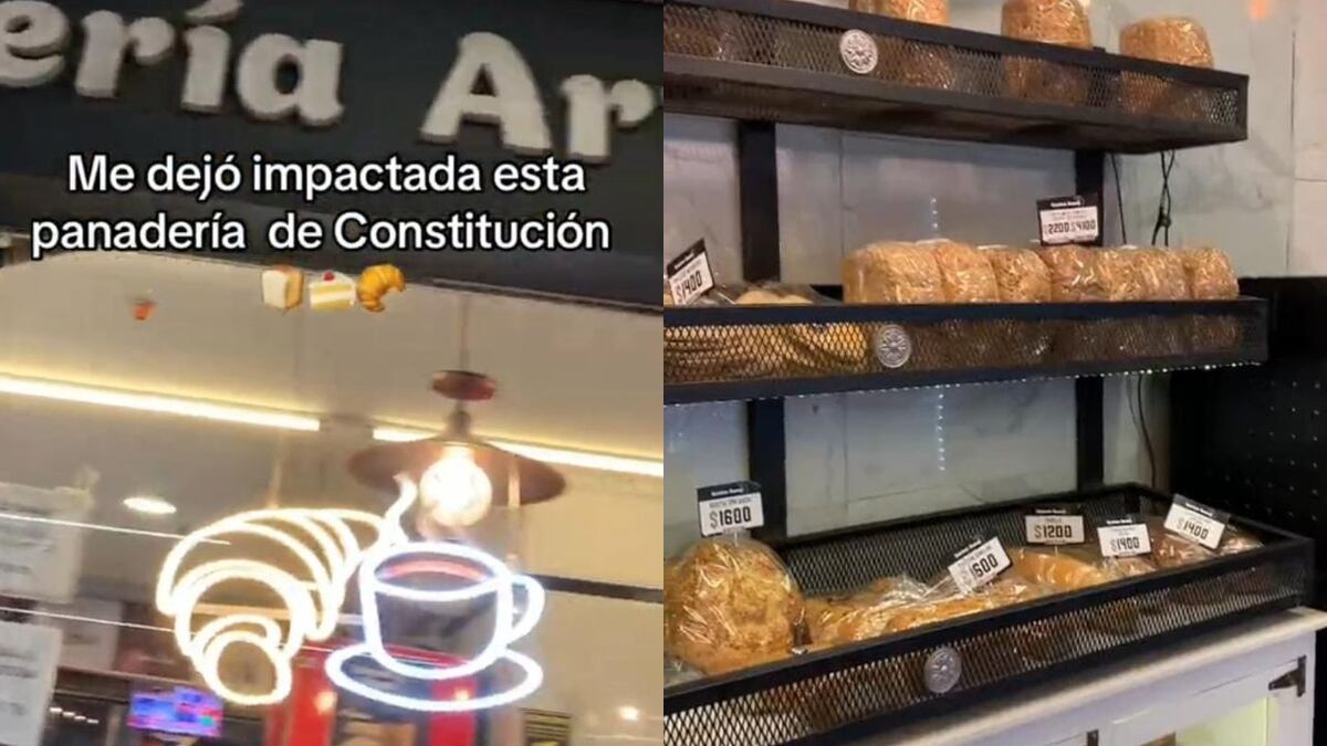 Fue a una panadería ubicada en Constitución y quedó impactada con los precios del pan, los budines, y el café