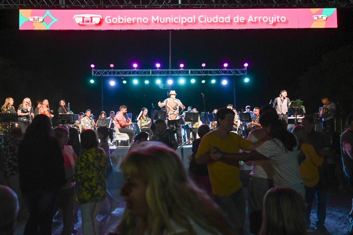 Banda Sinfónica de Arroyito y su presentación de Los Palmeras