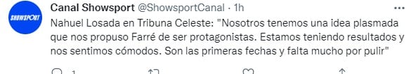 Nahuel Losada se afirma como titular, y destaca la competencia interna.