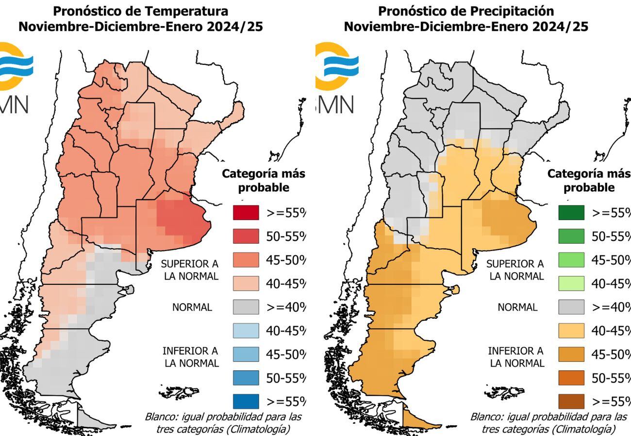 Publicado por el SMN.