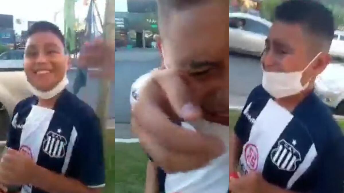 Te están buscando Matador: un nene de Talleres lloró de la emoción y Diego Valoyes quiere conocerlo