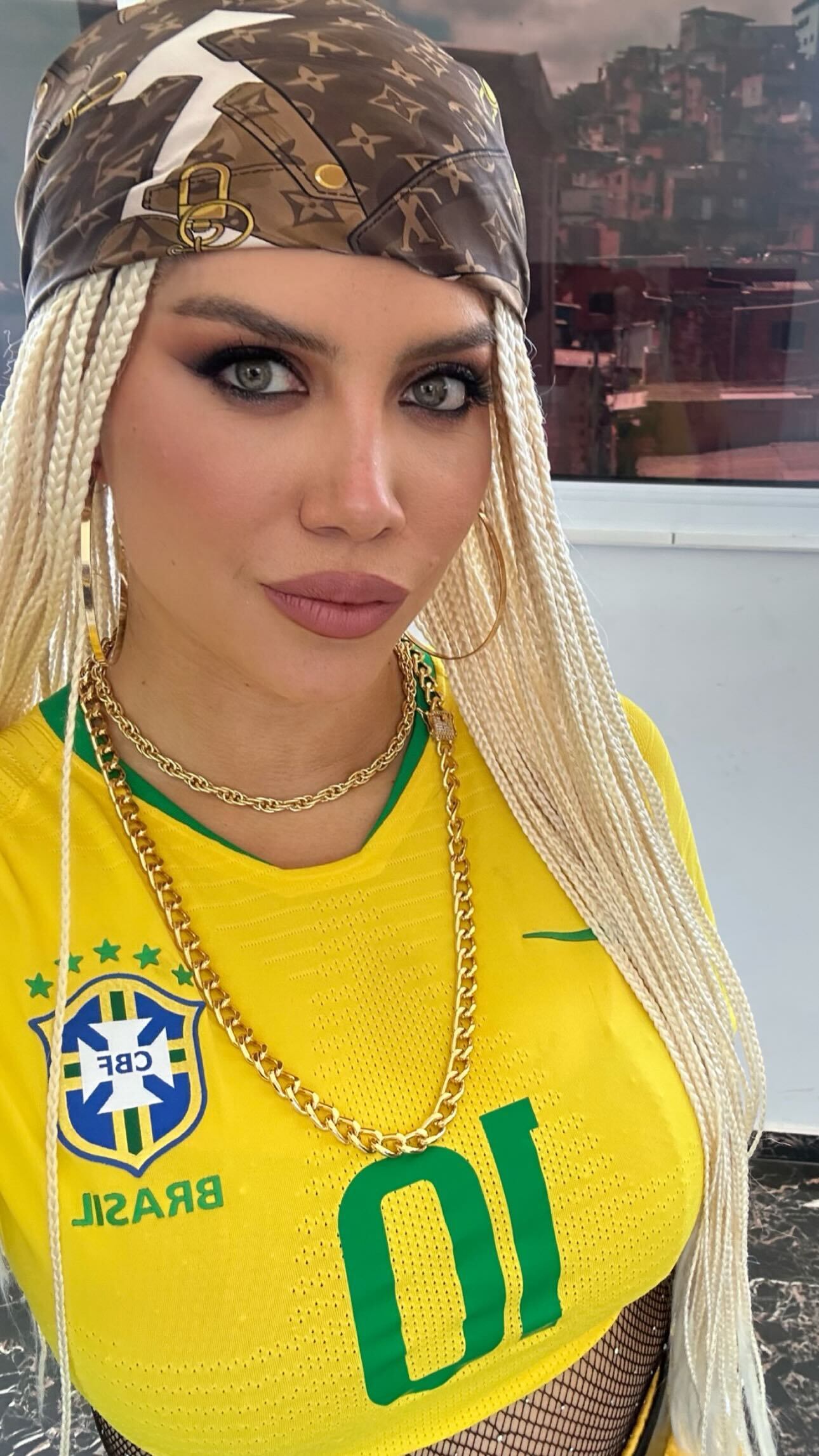 El nuevo tema de Wanda Nara fue grabado en Brasil.