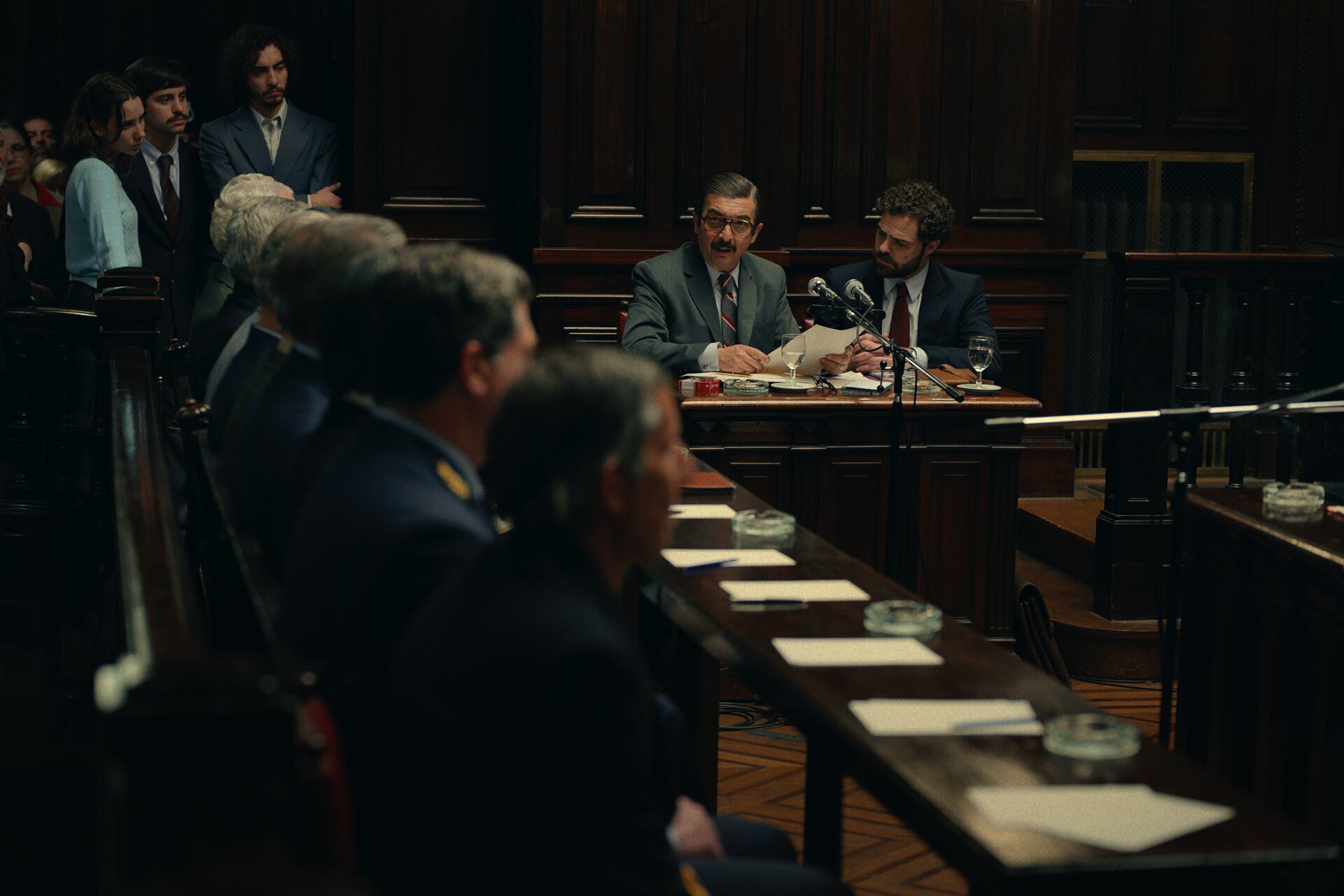 Ricardo Darín y Peter Lanzani interpretan a los fiscales del Juicio a la Junta en "Argentina, 1985".