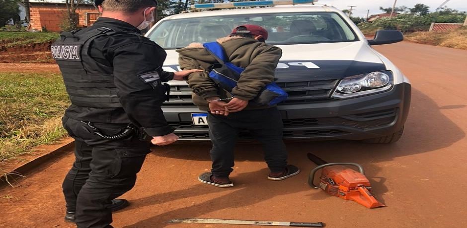 Detuvieron a un individuo que robó herramientas a un colono.