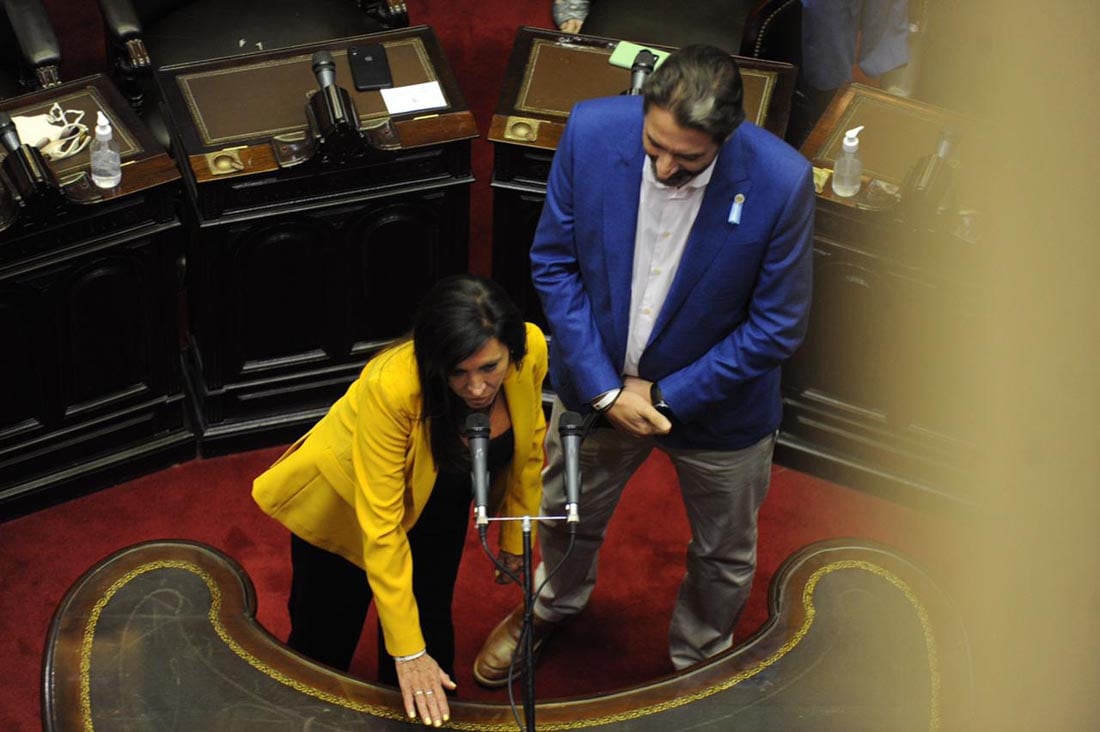 Rodríguez Machado  Juran los legisladores electos por Córdoba. (Federico López Claro/ La Voz)