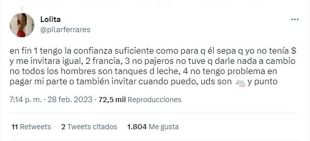 La respuesta de la mendocina que se hizo viral en Twitter. 