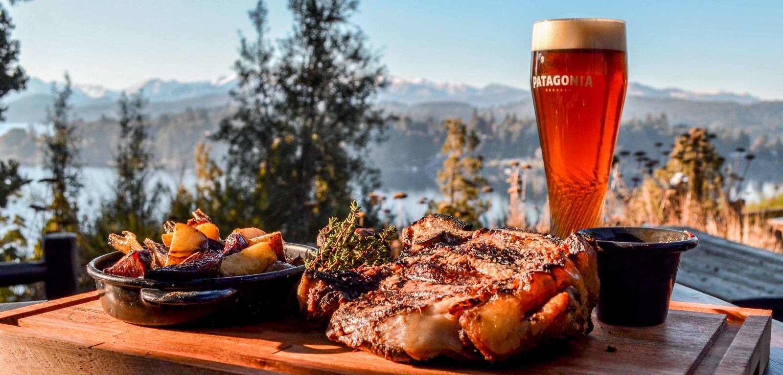 Almuerzo en la Cervecería Patagonia 24.7, Bariloche