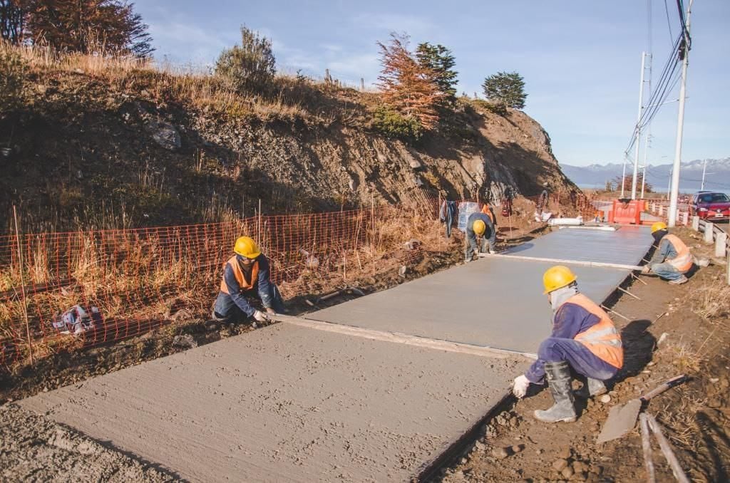 La Bicisenda "Pensar Malvinas" avanza en su construcción.