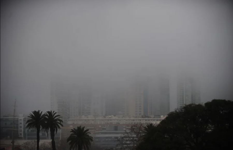 Niebla en la Ciudad de Buenos Aires