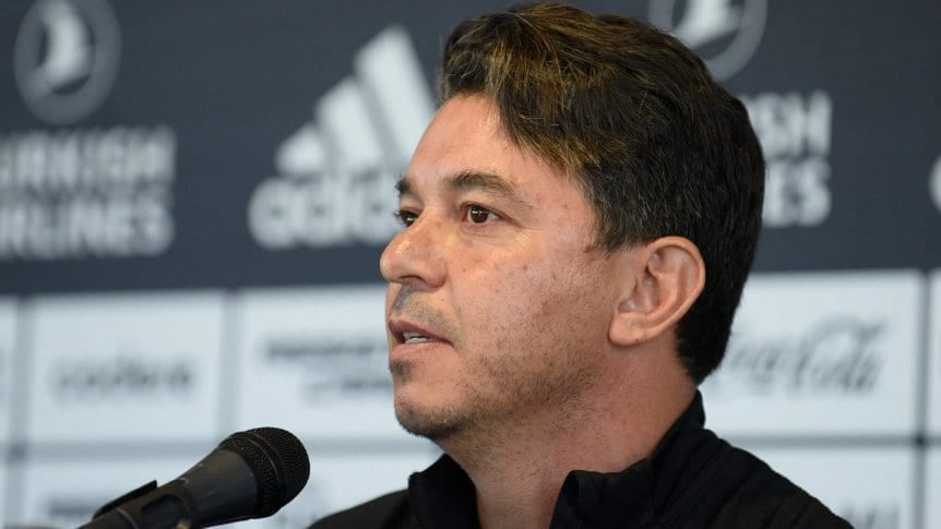 Marcelo Gallardo, DT de River.