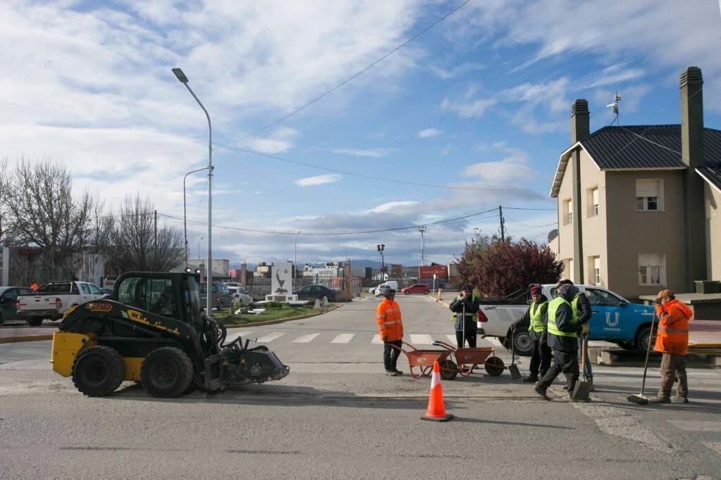 Ushuaia: terminaron la primera etapa de fresado de Avenida Maipú