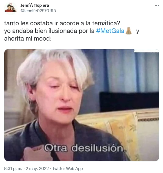 Los memes de la Met Gala 2022