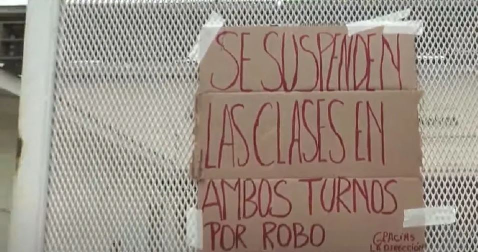 La escuela Escuela Manuel Corominola fue violentada por cuarta vez, para sustraer distintos elementos. No hay clases como consecuencias.