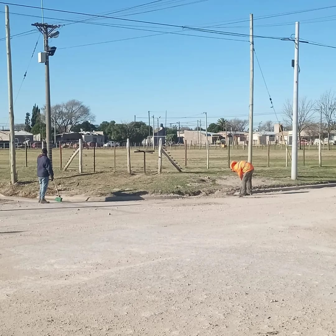 Barrios Limpios trabajo en el barrio Los Ranchos