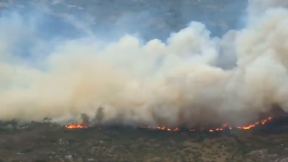 El humo de los incendios en Córdoba. (Gobierno de Córdoba)