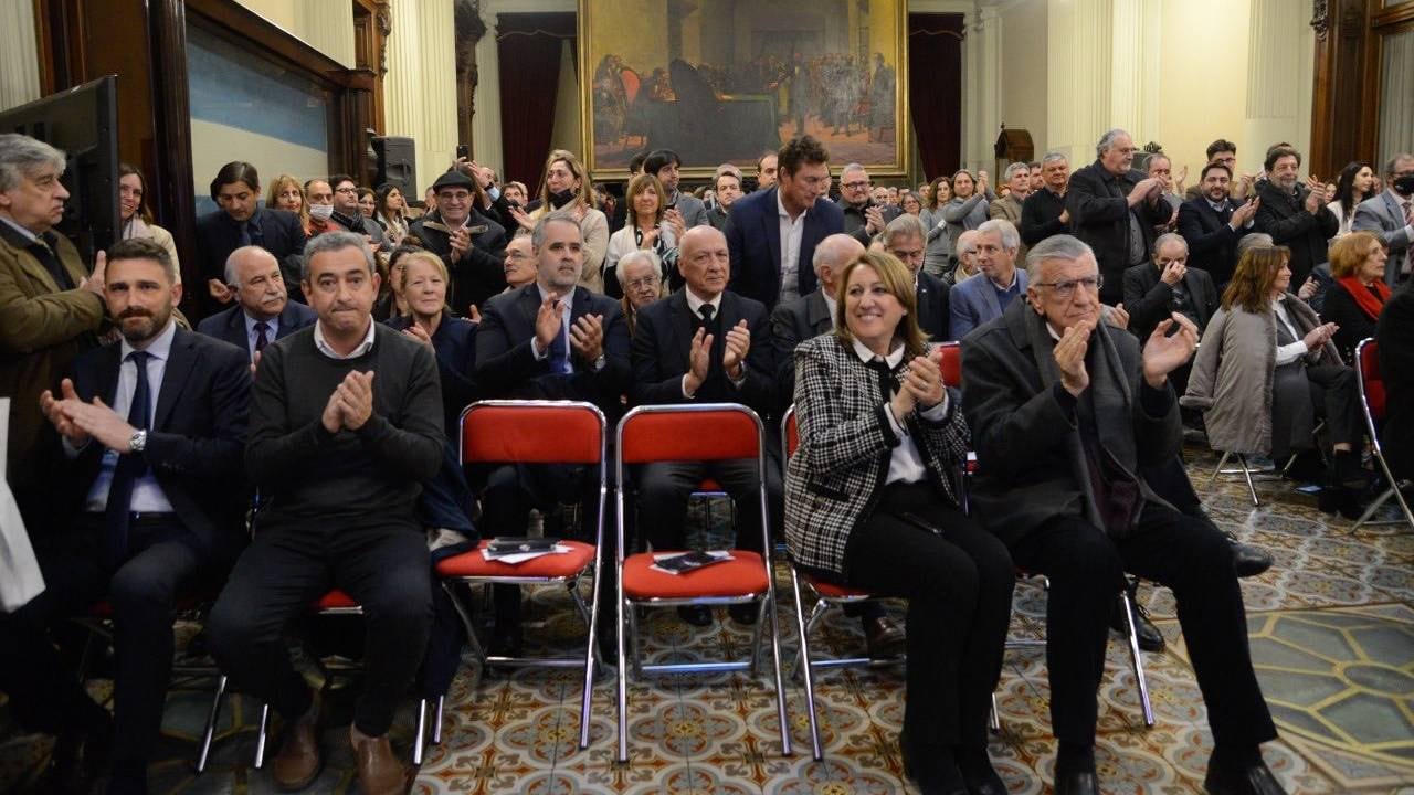 Homenaje a Hermes Binner en Diputados