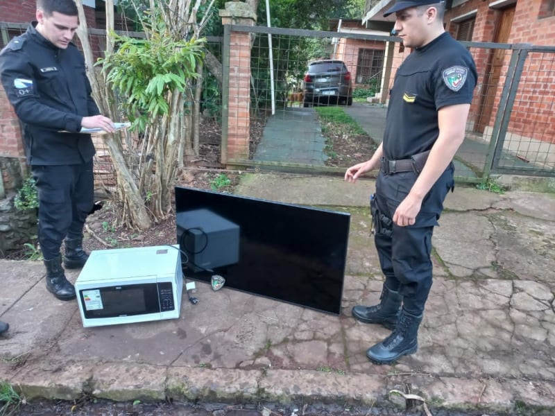 Recuperan elementos robados en Eldorado.