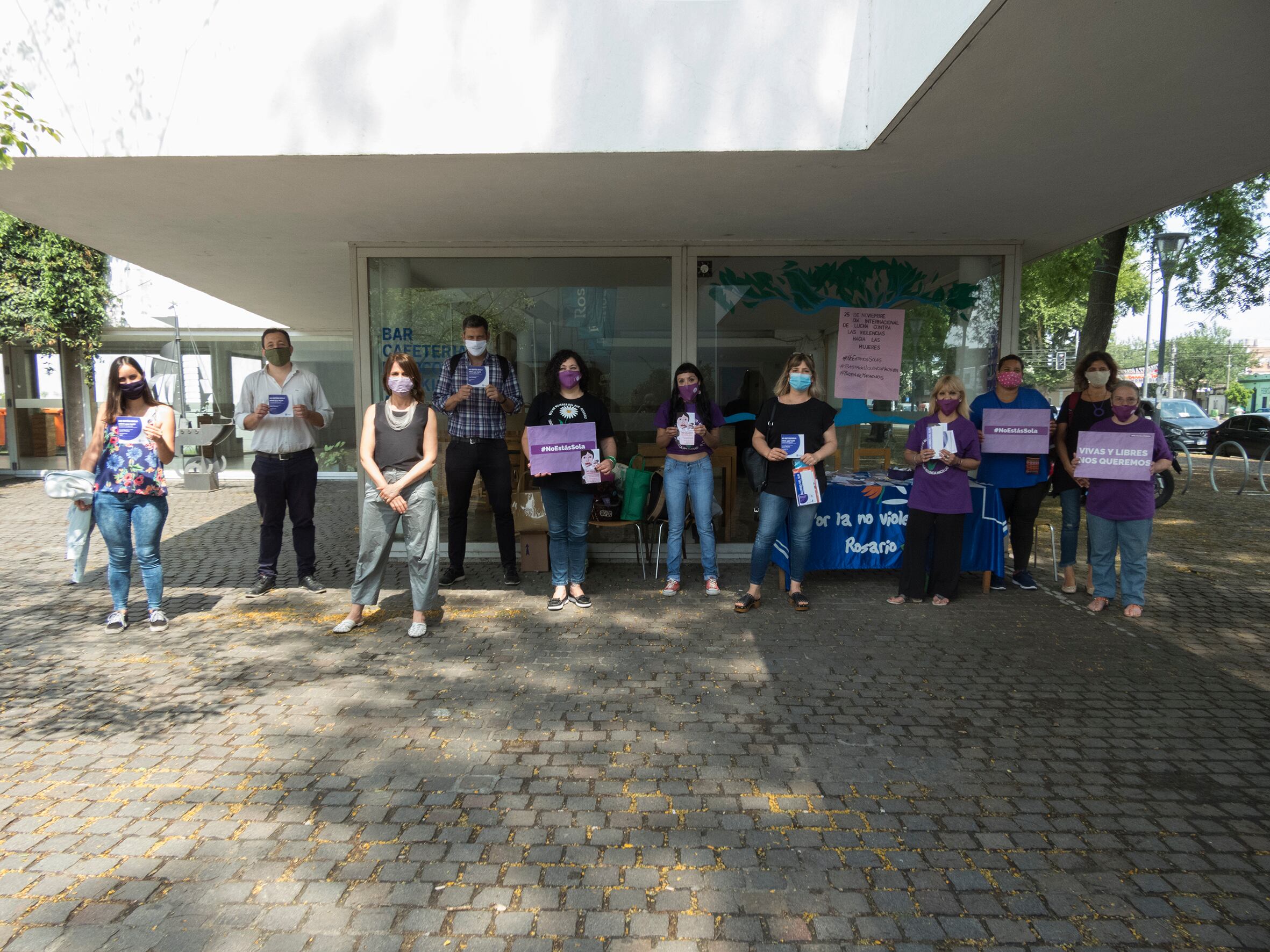 Inauguraron el primer Punto Violeta de Rosario