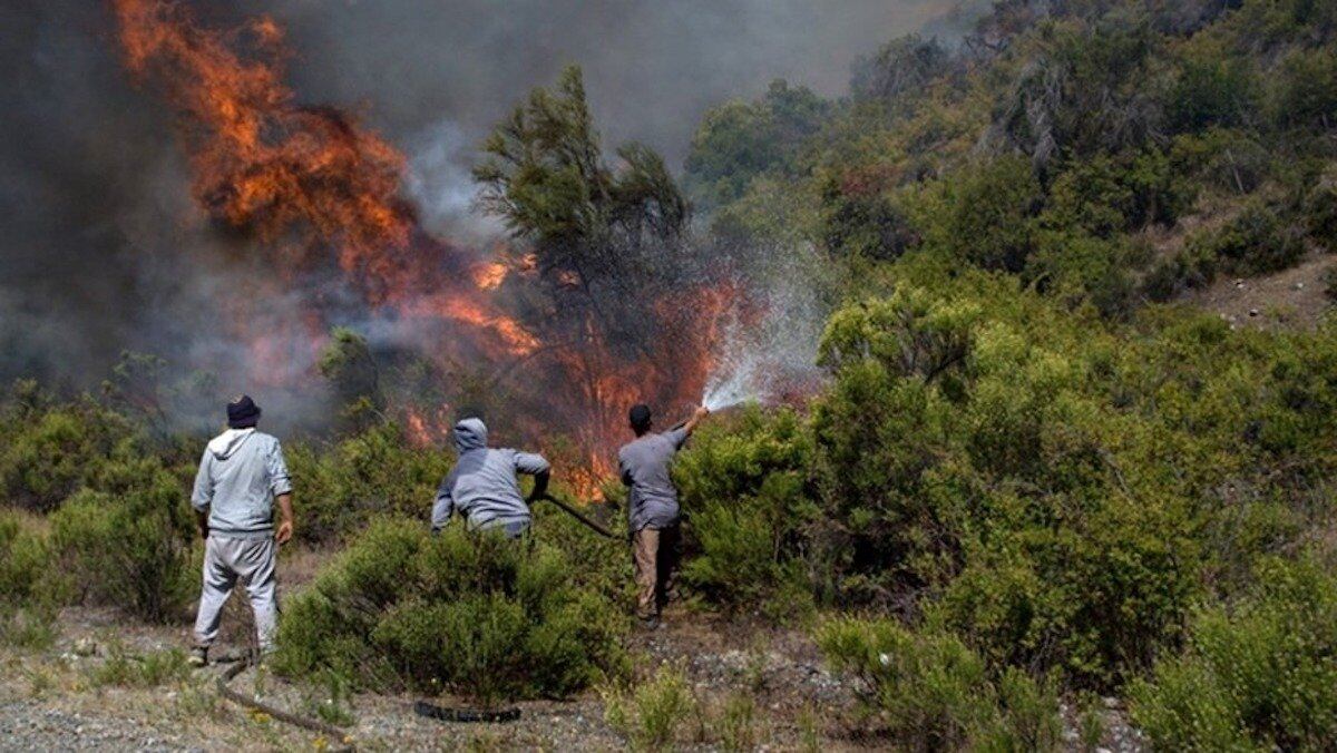 Incendios en El Bolsón.