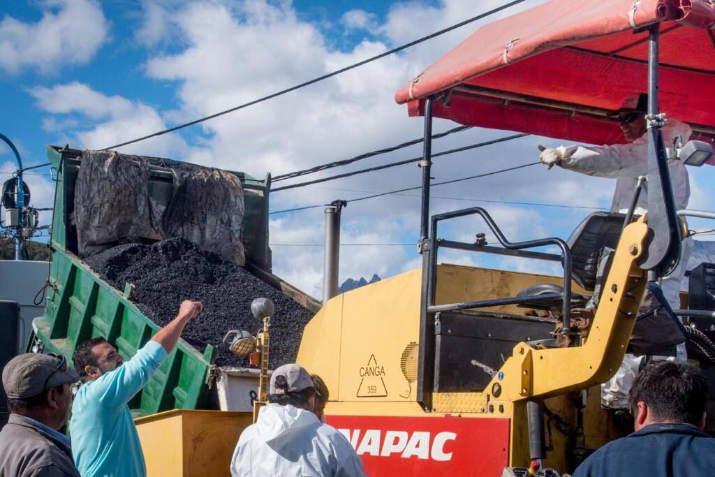 Los trabajos se están ejecutando desde la Municipalidad, con el acompañamiento de Nación.