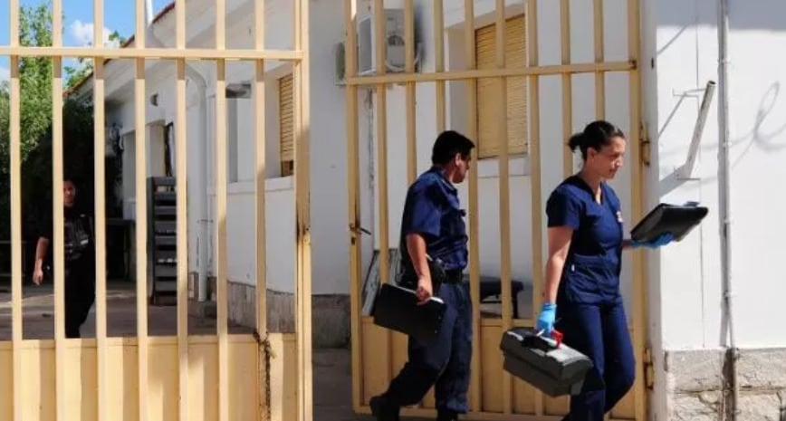 Policía de San Luis en Cerro de Oro.