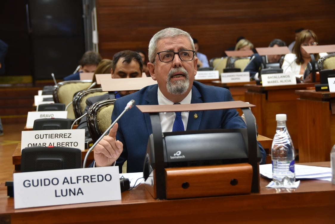 Guido Luna, diputado miembro del bloque del frente Cambia Jujuy y presidente de la comisión de Finanzas de la Legislatura.