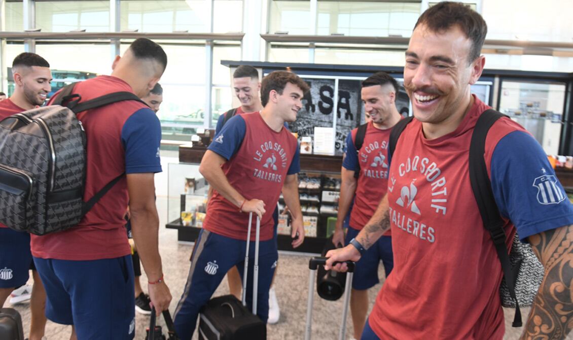 Talleres, con sonrisas tras el viaje a Ecuador (Foto: Ramiro Pereyra / La Voz).