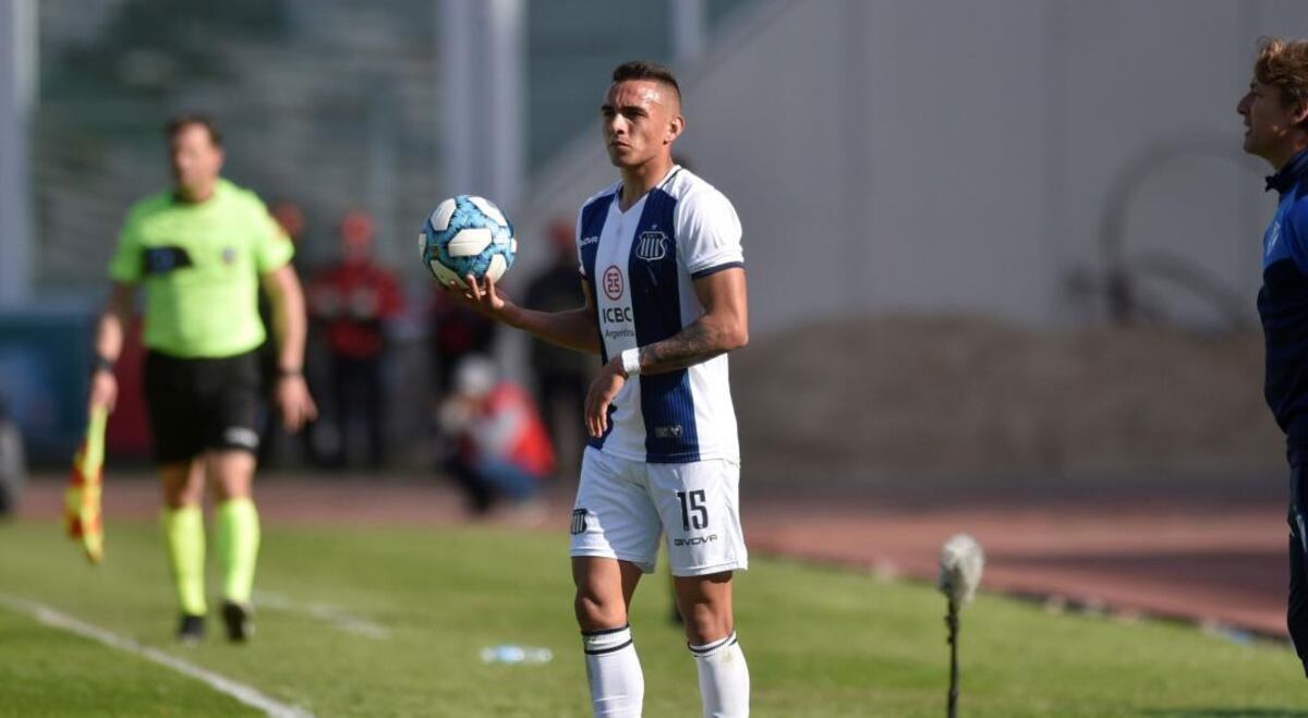 Enzo Díaz, lateral de Talleres, en la mira de Boca