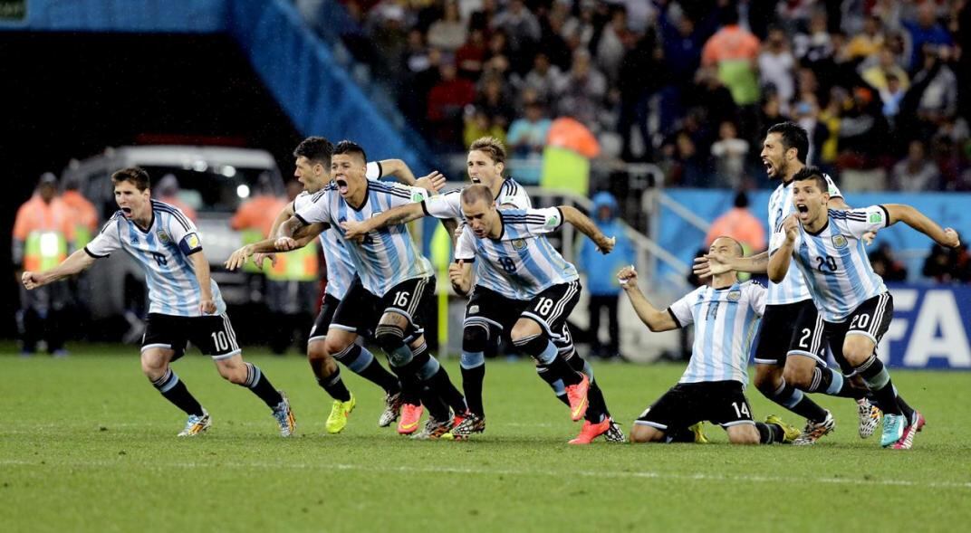 La selección argentina eliminó por penales a Holanda en semifinales del Mundial 2014. (AP)