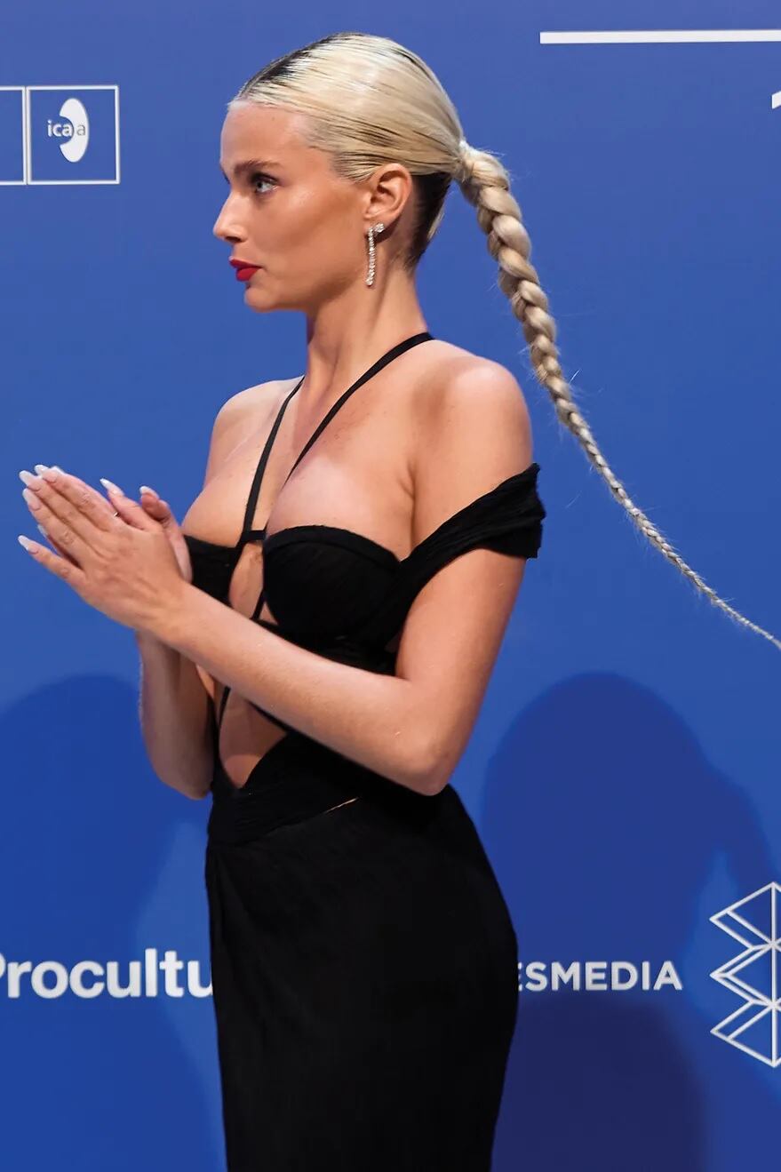 Valentina Zenere durante la noche del Festival de Málaga.