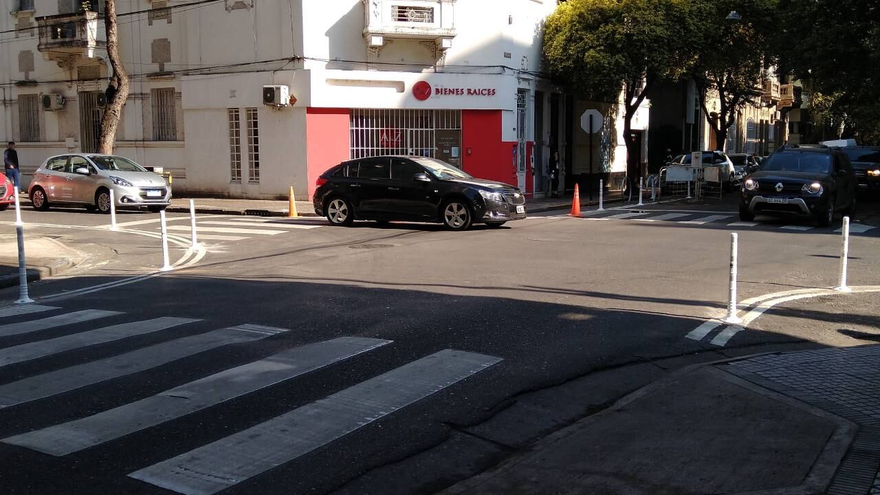 Nuevos cruces peatonales en el centro de Rosario