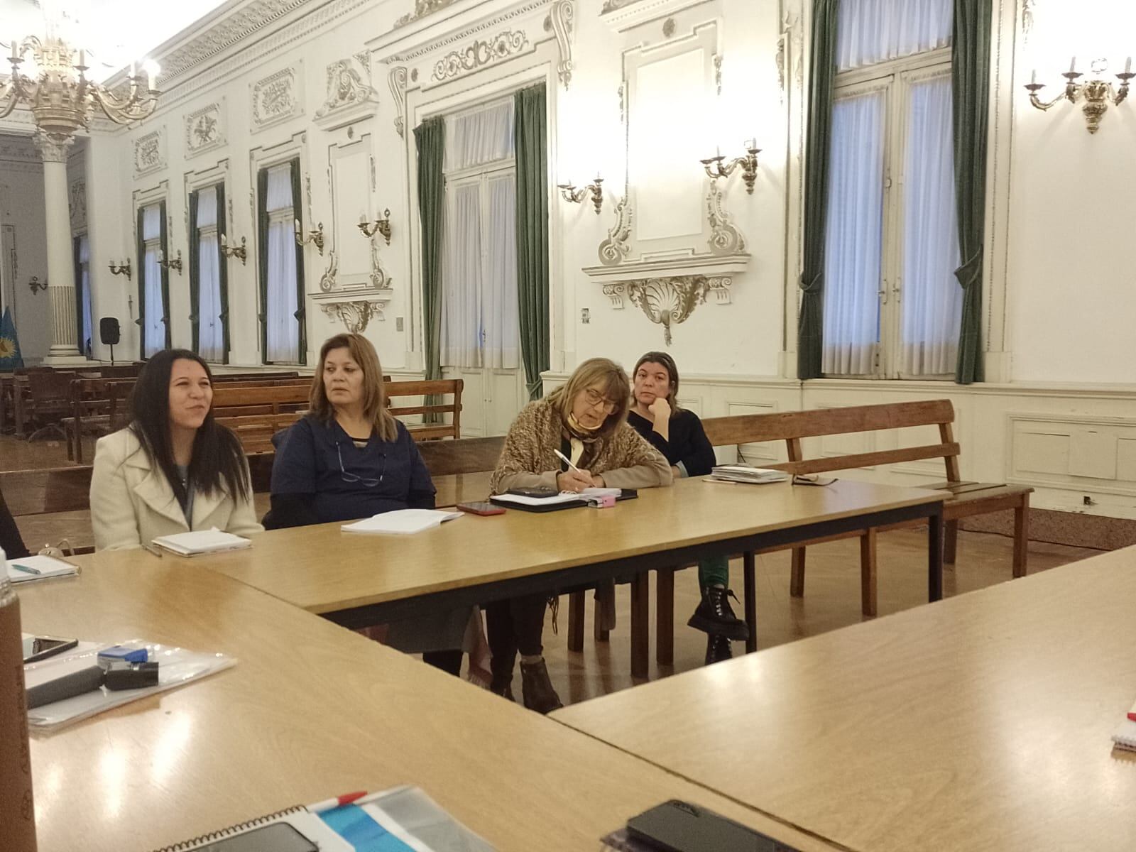 Psicólogas sociales de El Parquecito se reunieron con la Mesa de Gestión de Salud Mental