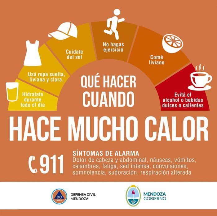 Consejos para evitar un golpe de calor