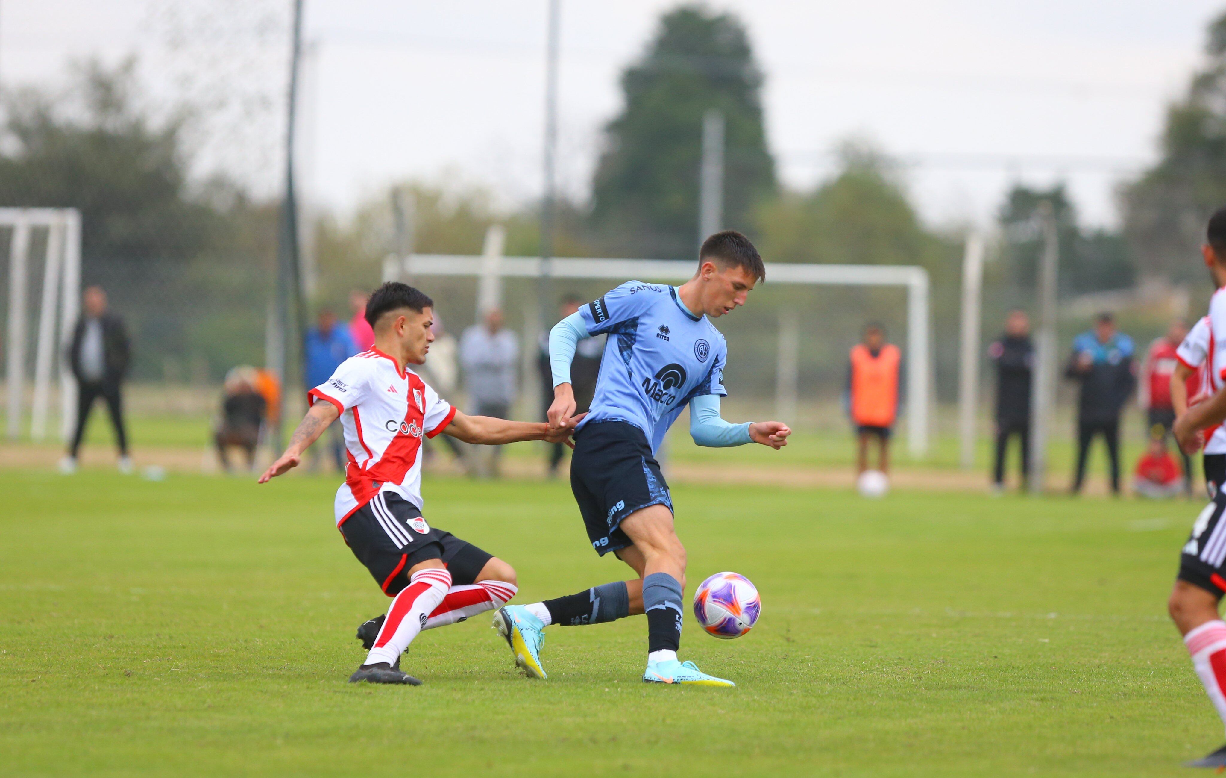 Franco Rami será el delantero centro en Mendoza en el último partido de la fase de grupos de la "B" (Prensa Belgrano).