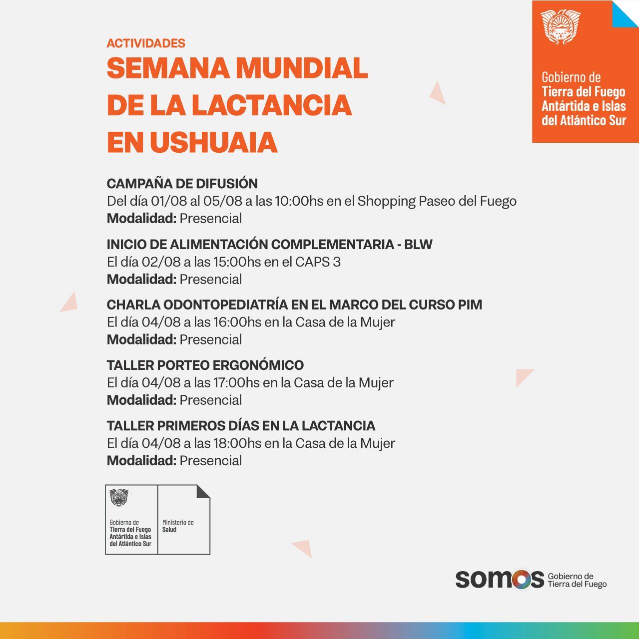 Actividades por la “Semana Mundial de la Lactancia”