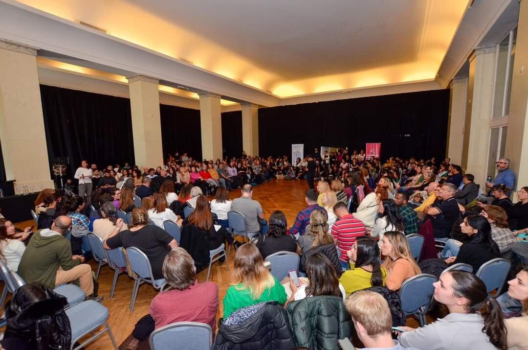 Los directores del Centro de Salud de Tres Arroyos  presentes en las actividades centrales del COSAPRO