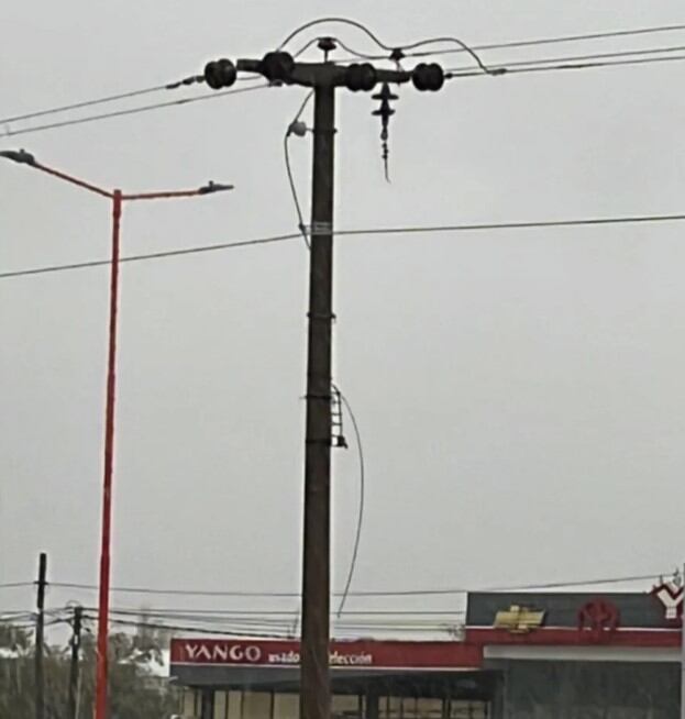 Las consecuencias de las fuertes lluvias en San Luis.