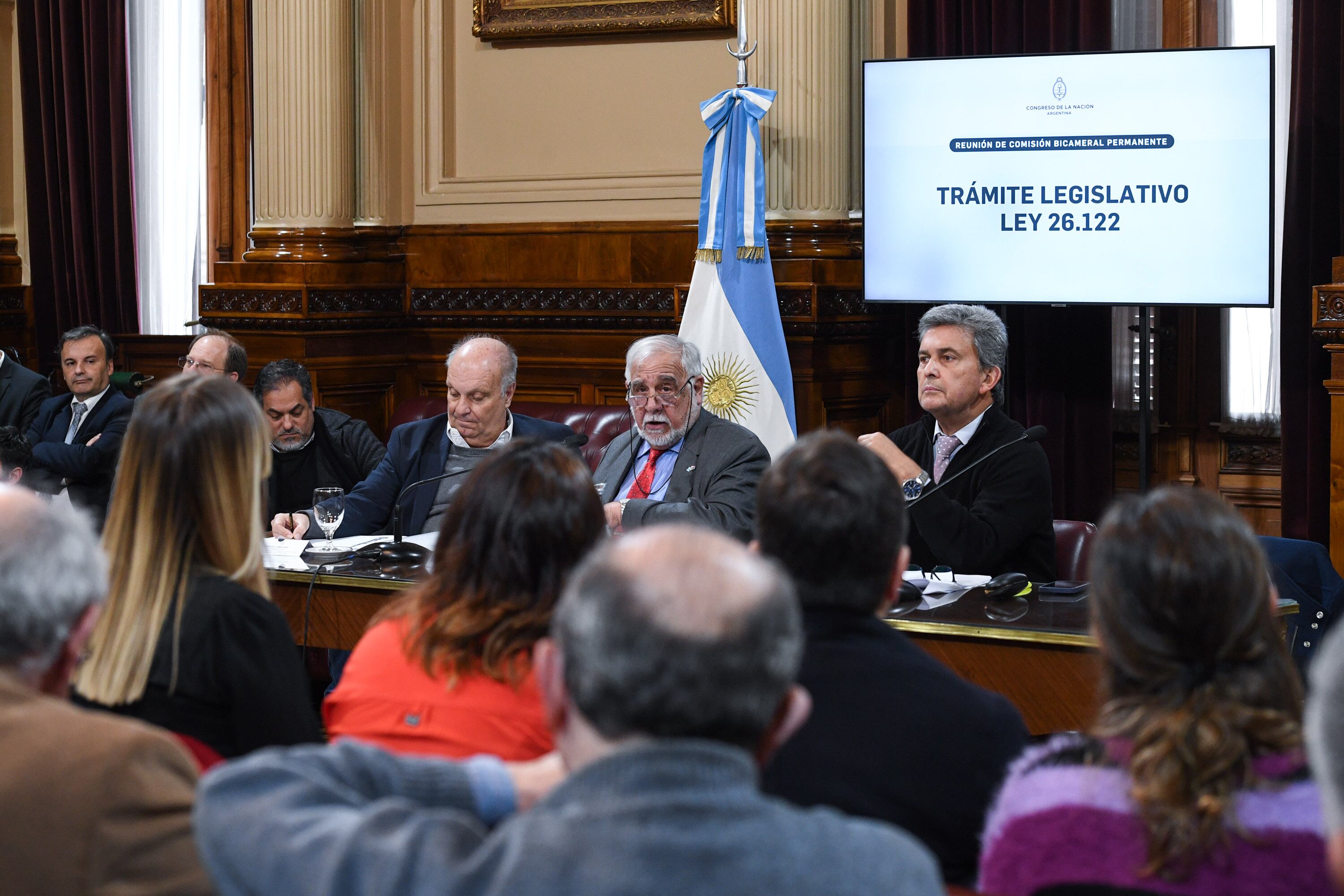 El senador Juan Carlos Pagotto (LLA) presidió la reunión de la Bicameral de Trámite Legislativo (Foto: Comunicación Senado)