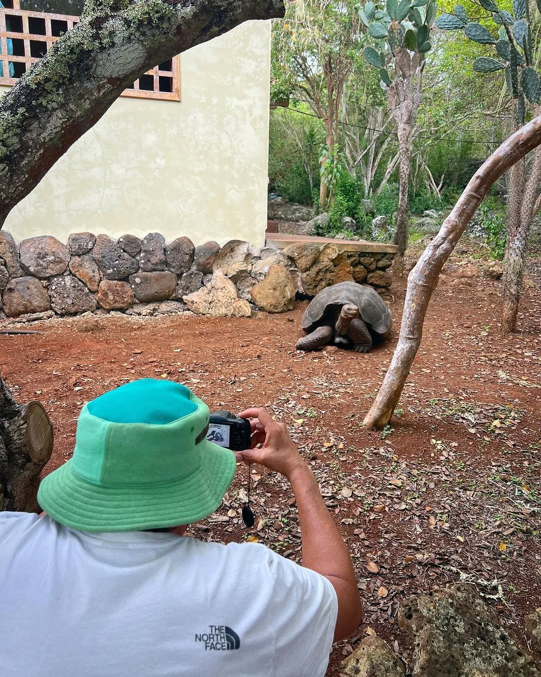 La artista eligió este exótico destino para disfrutar en familia.