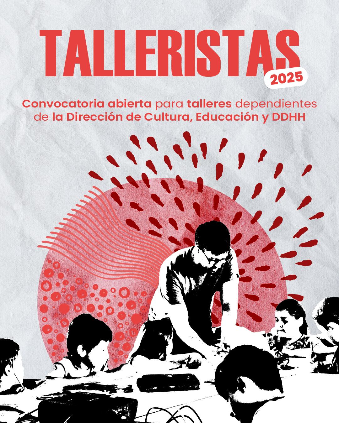 Convocatoria abierta a talleristas