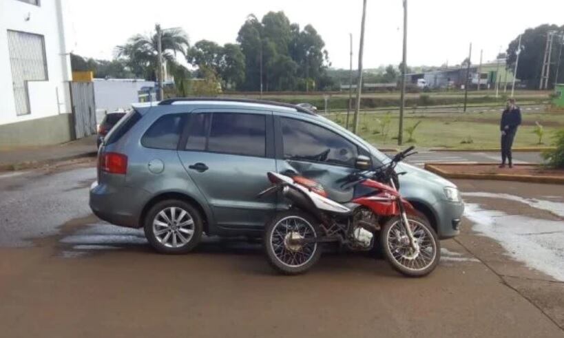 Siniestro vial en San Vicente dejó a una persona lesionada.