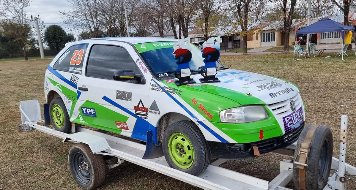 Víctor y Matías Mondino Arroyito Rally Santafesino