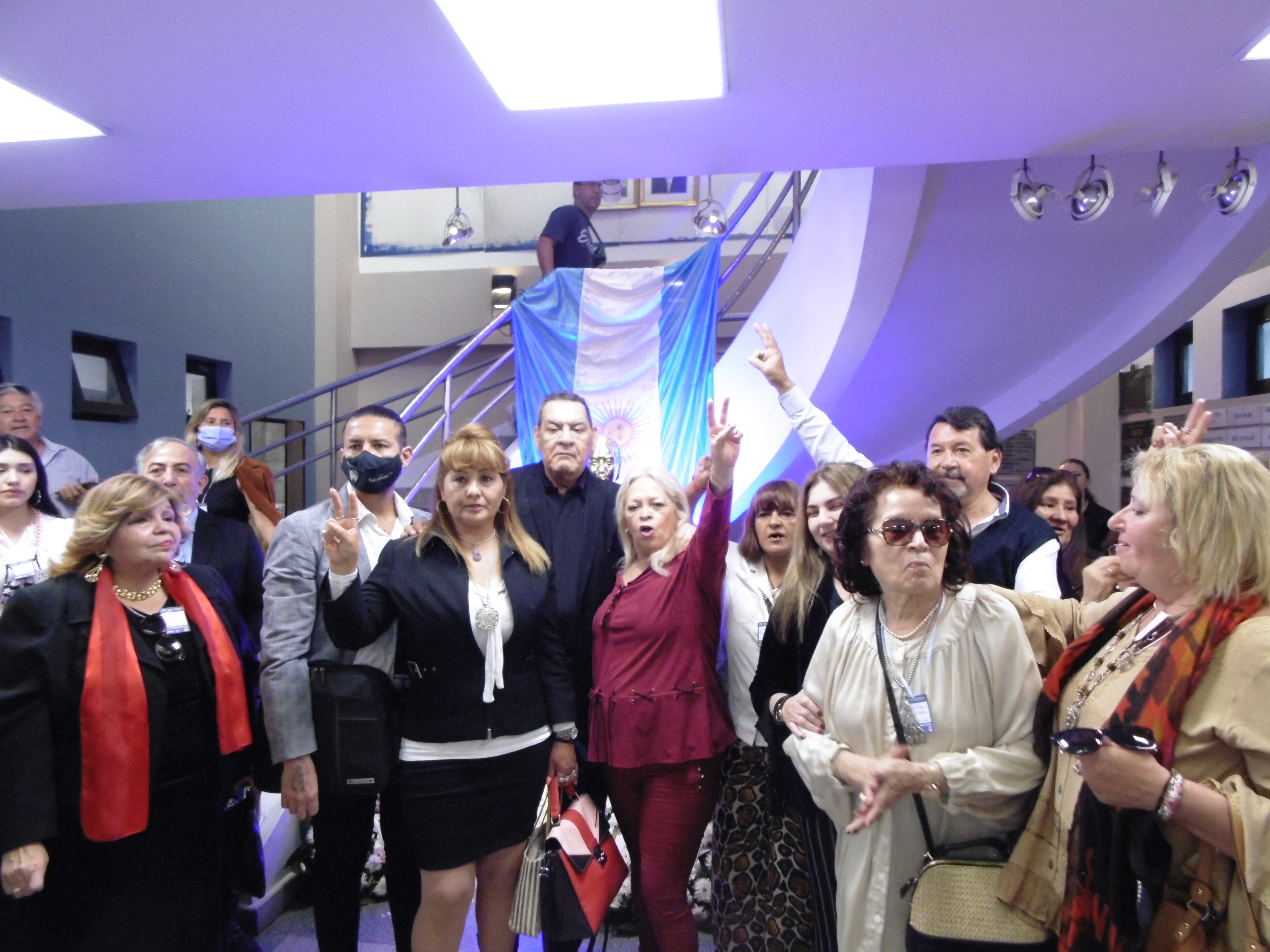 Homenaje a Evita en la sede del PJ.