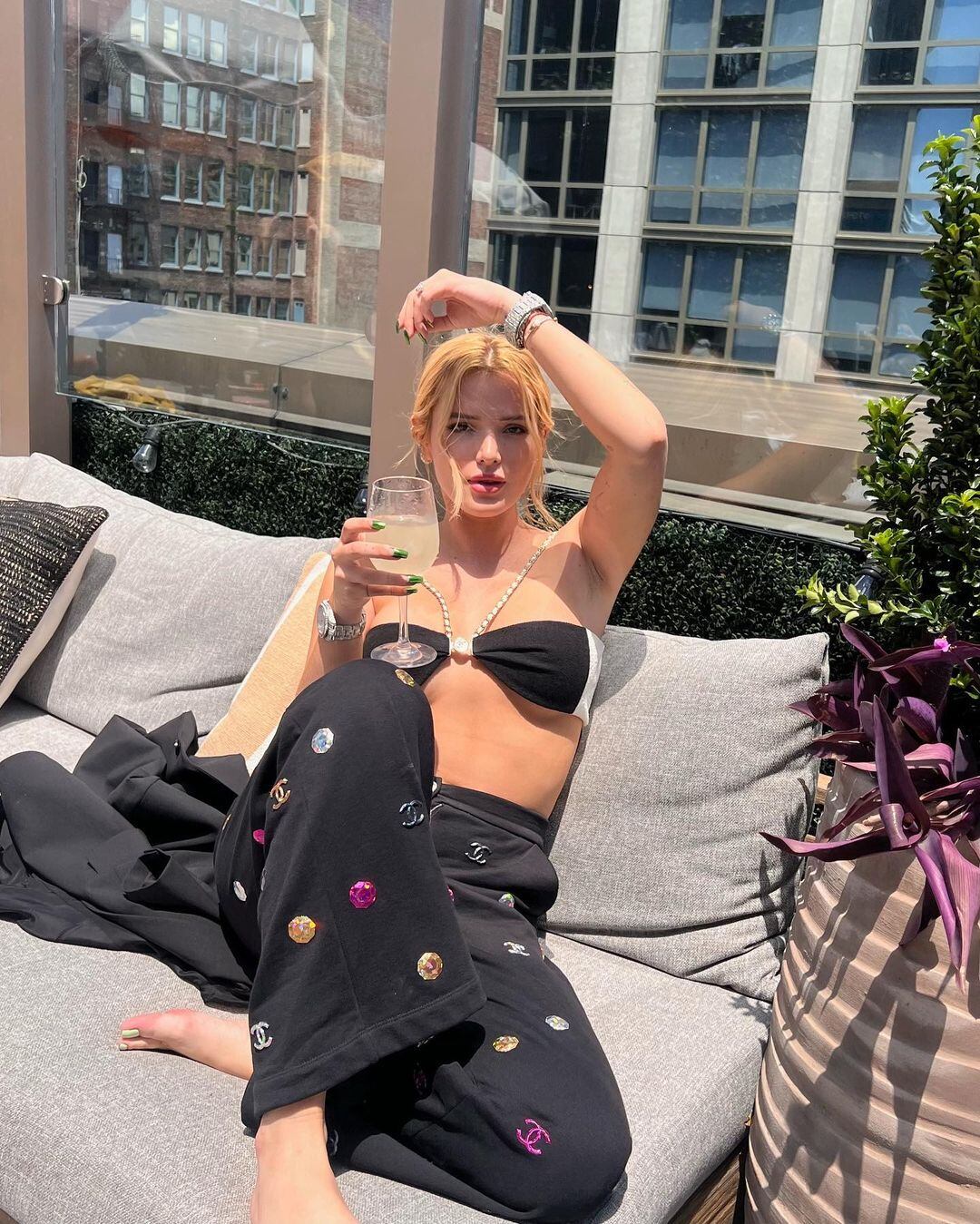 Bella Thorne posó para sus fans