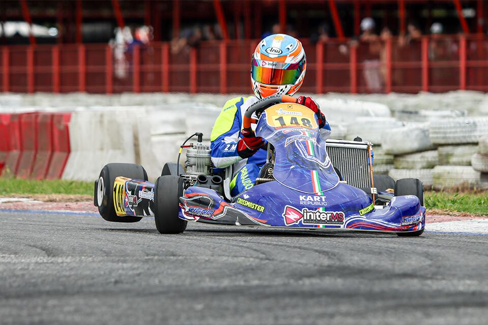 Fausto Arnaudo piloto karting Arroyito