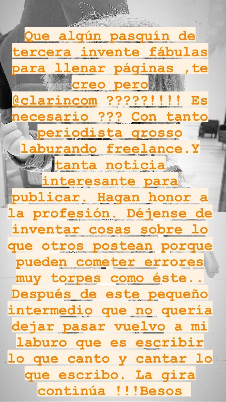 Coti Sorokin desmintió noticias sobre un mensaje referido a su supuesta separación de Cande Tinelli.