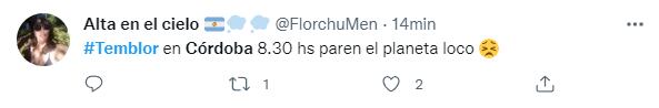 El sismo con epicentro en San Juan se hizo sentir en Córdoba.