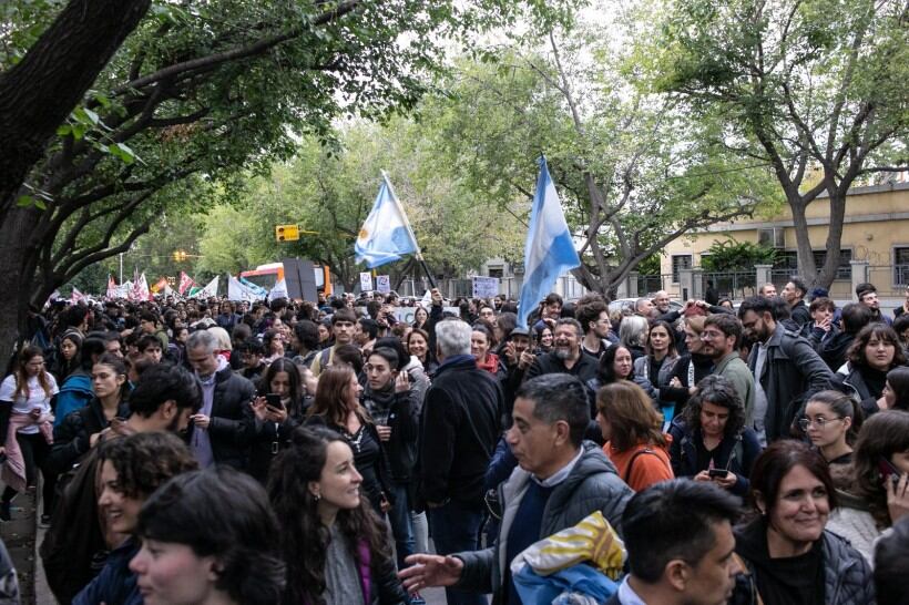 Se esperaba una masiva movilización de estudiantes. 